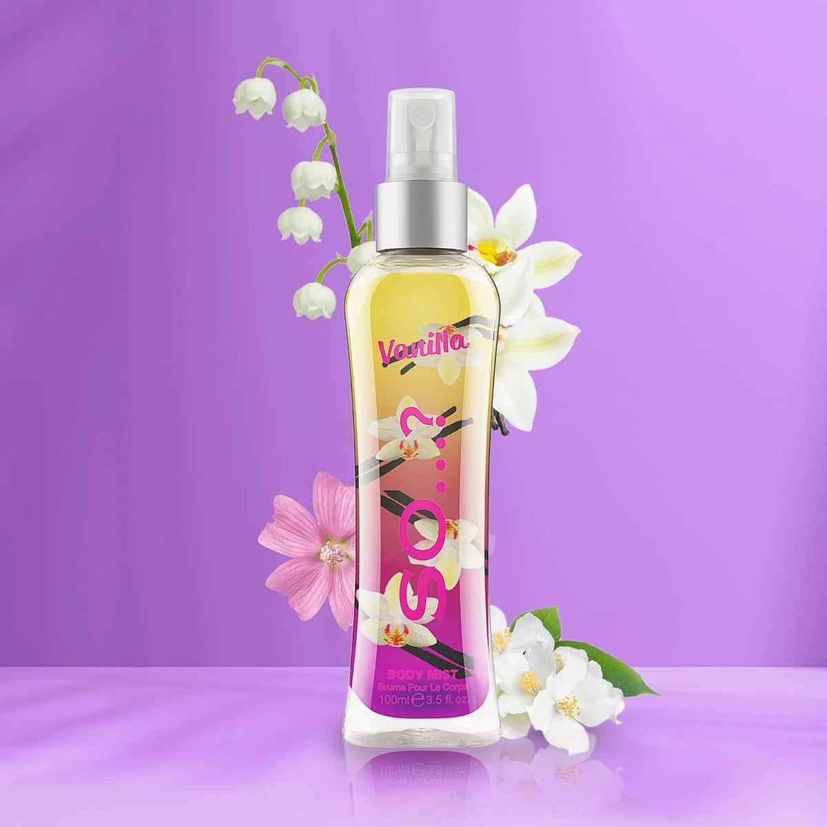 Body Mist By So…? Vanilla Fragrance Spray for Women (100ml) – Sweet & Long-Lasting Body Spray